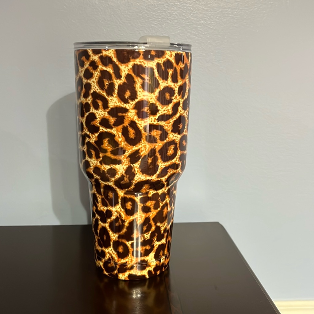 No Brand Animal Print 32 Oz Stainless Steel Tumbler